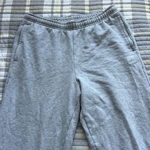 ALO Yoga Gray Straight Leg Pants